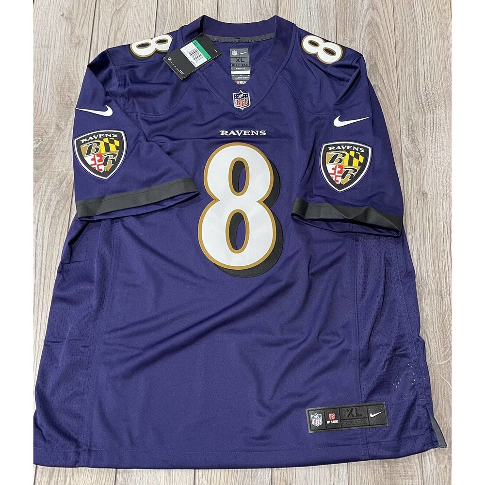 NWT Nike Baltimore Ravens Vapor Untouchable Lamar Jackson Limited Jersey NFL XL